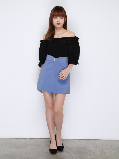 Off Shoulder Floral Top 17408