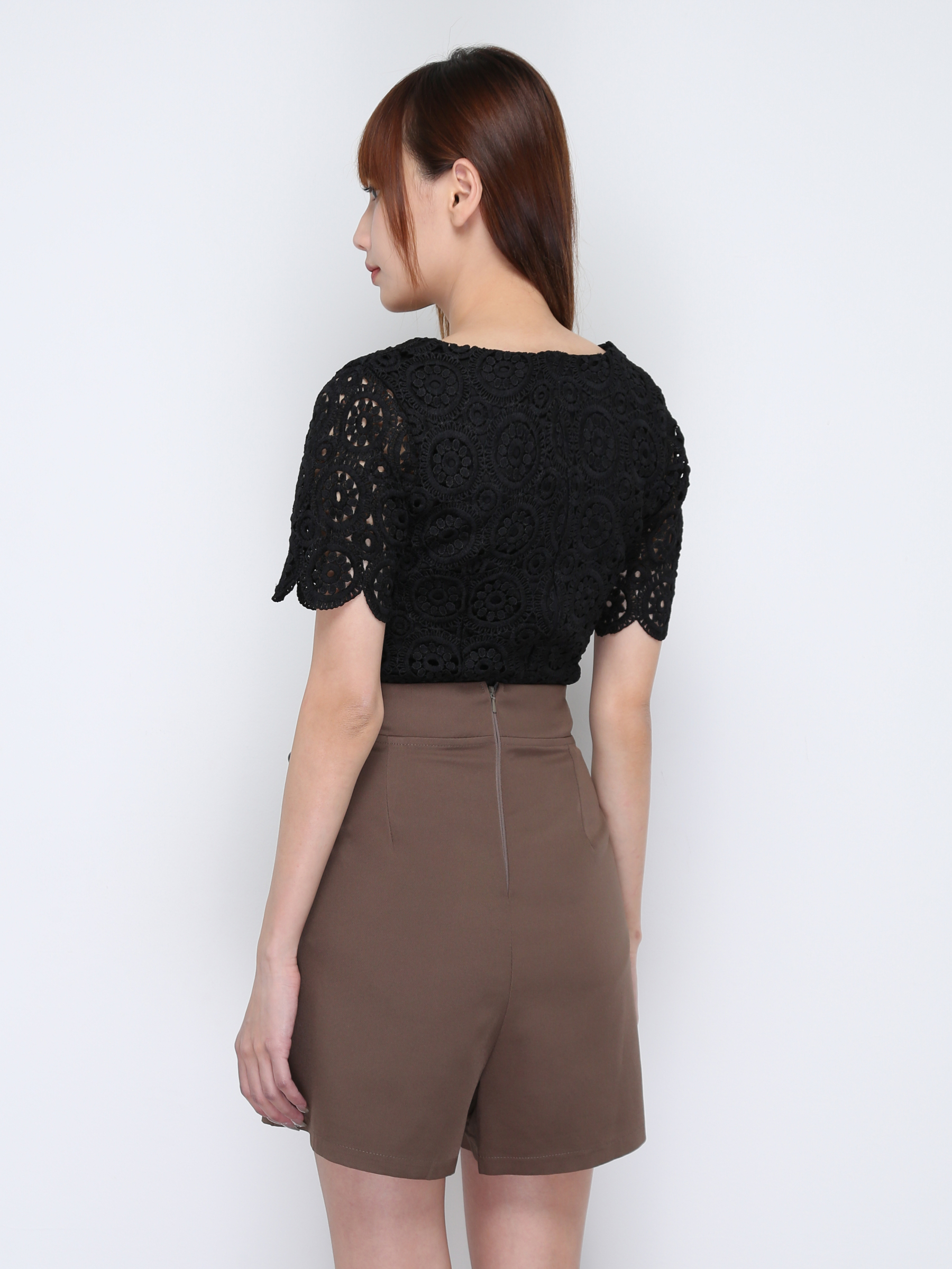 Formal High Waist Wrap Skirt Pants 17054