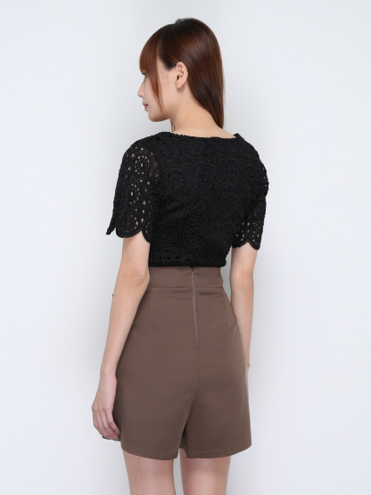 Formal High Waist Wrap Skirt Pants 17054