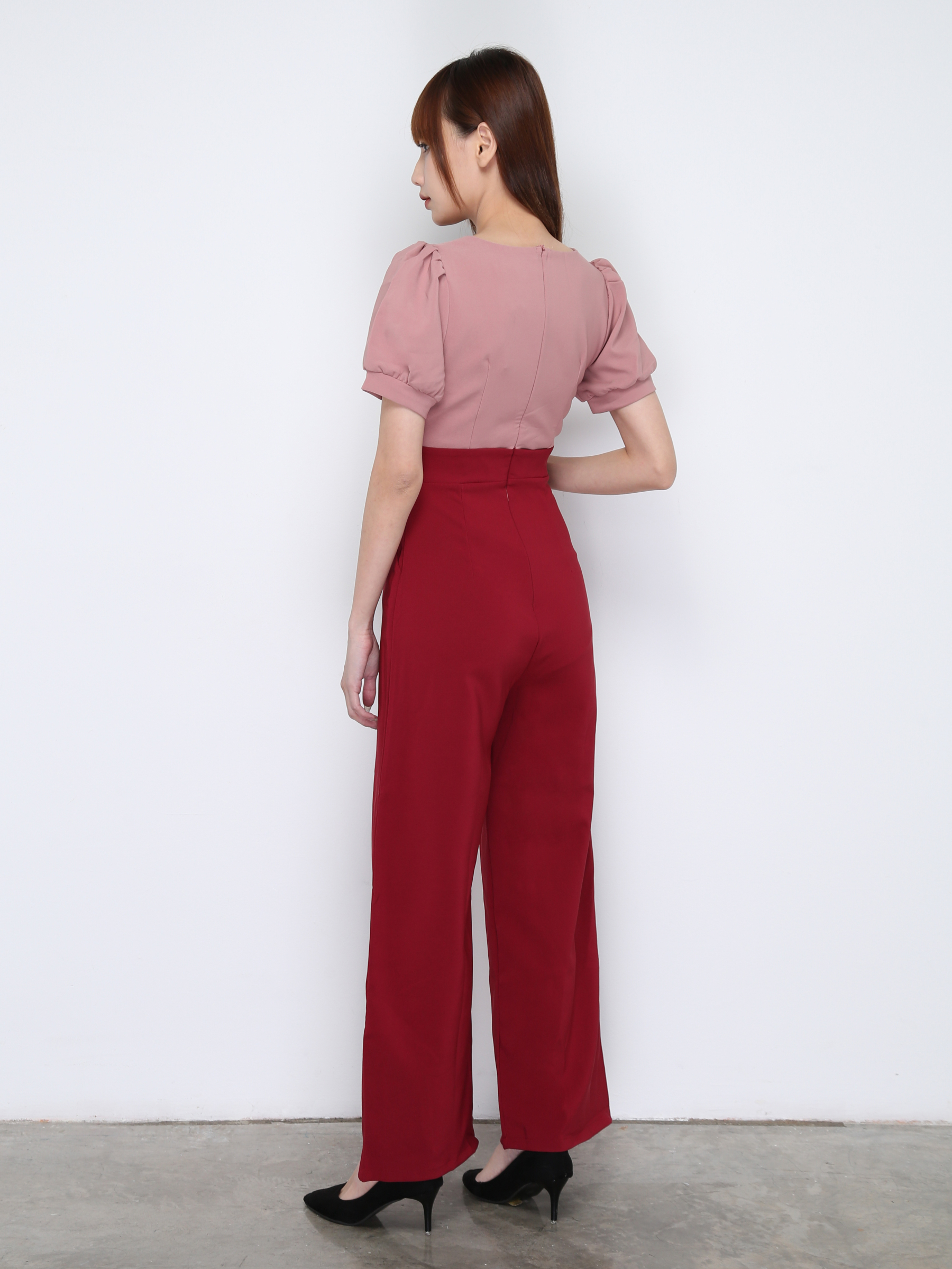 Two Tone Cross With Hole Jumpsuit 19464