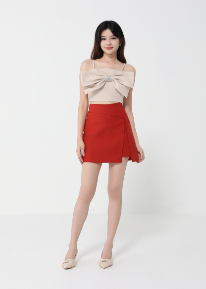 Back Zip Skirt Pants 41985