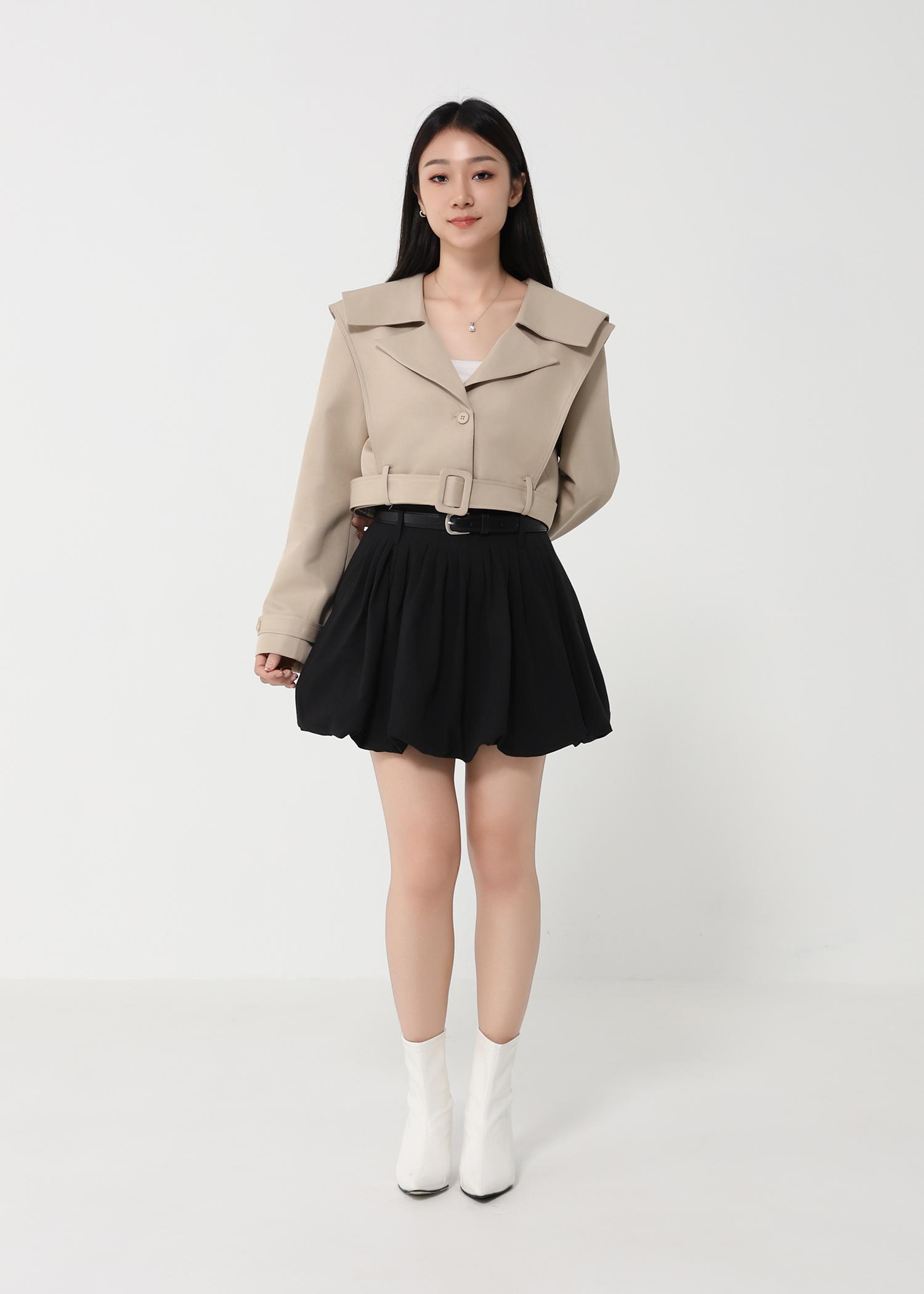 High Waist Flower Skirt Pants 45120