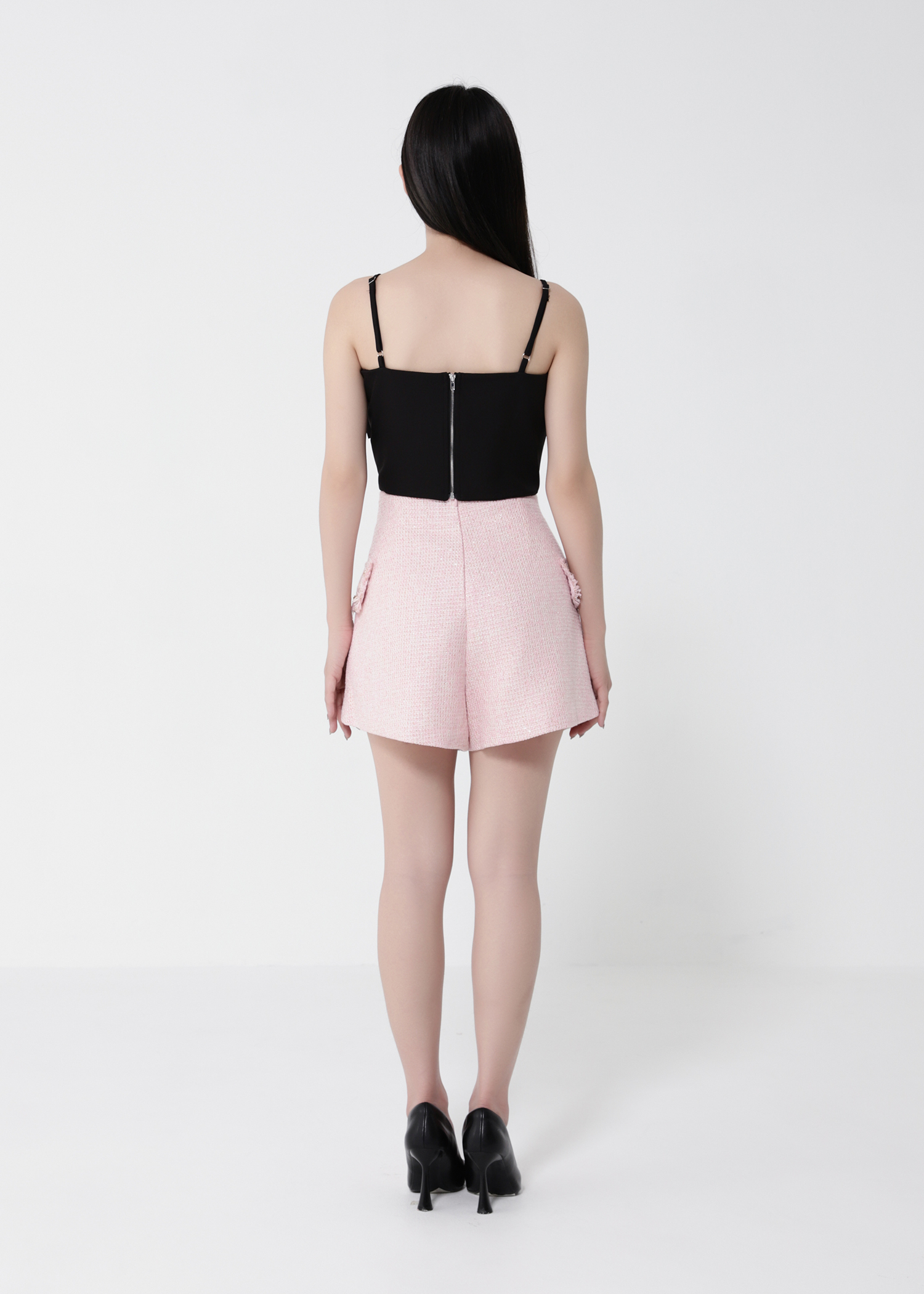 High Wiast Chanel Style Short Pants 41314