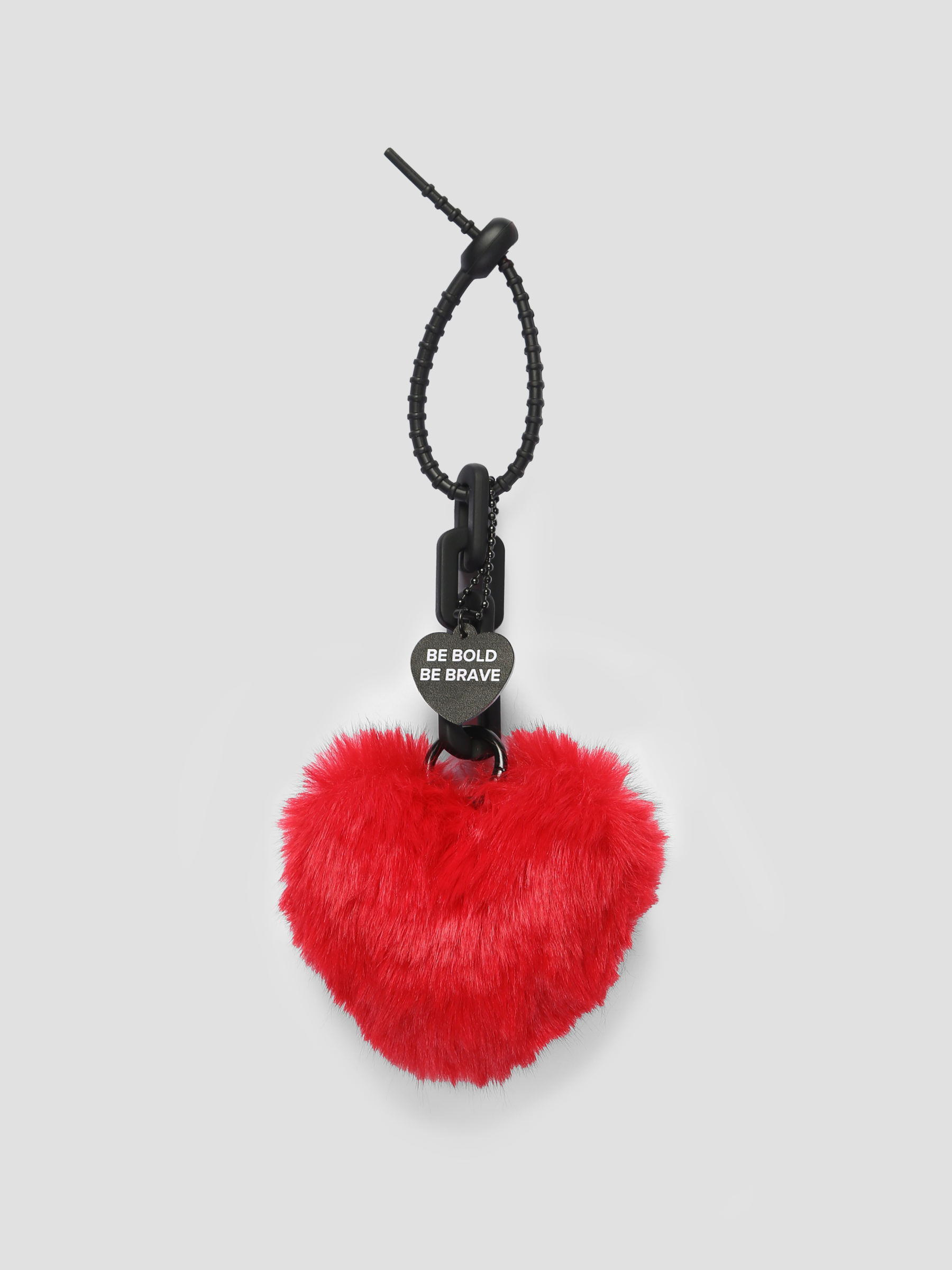 [SHERO] SH42 - SHERO HEART SHAPED FURRY KEYCHAIN