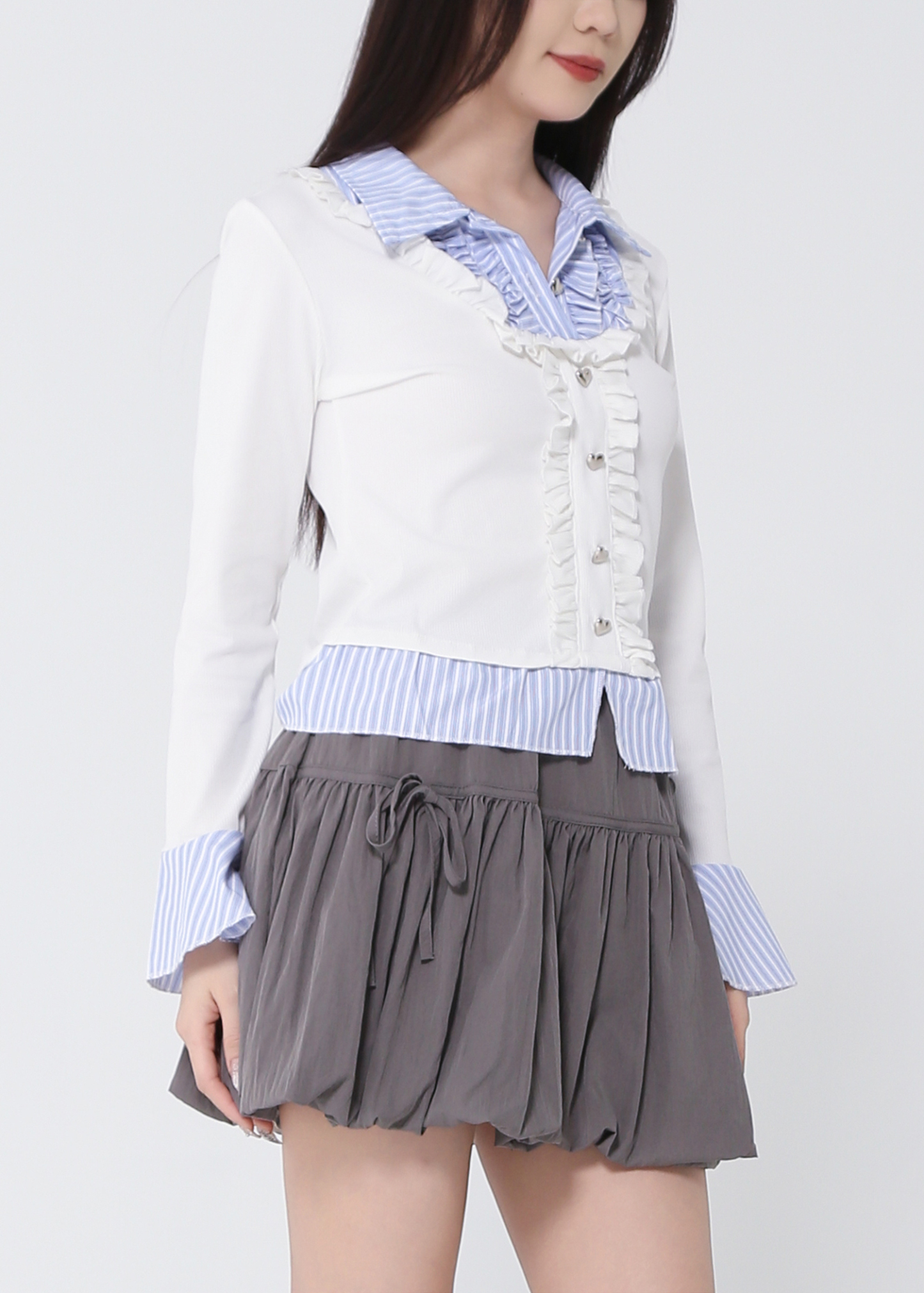 Sweet Bow Tie Elastic Tulip Skirt Pant 49160