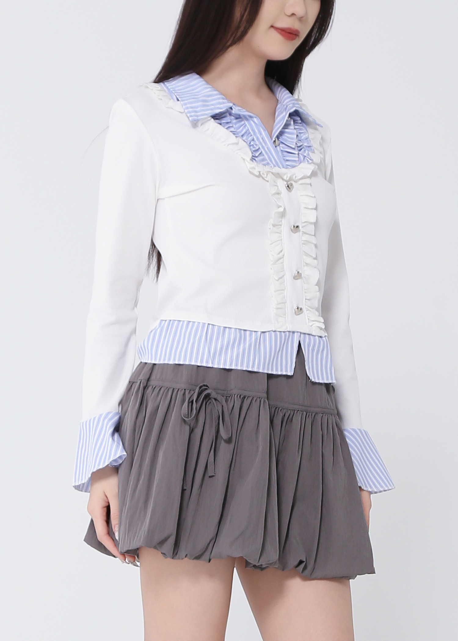 Sweet Bow Tie Elastic Tulip Skirt Pant 49160