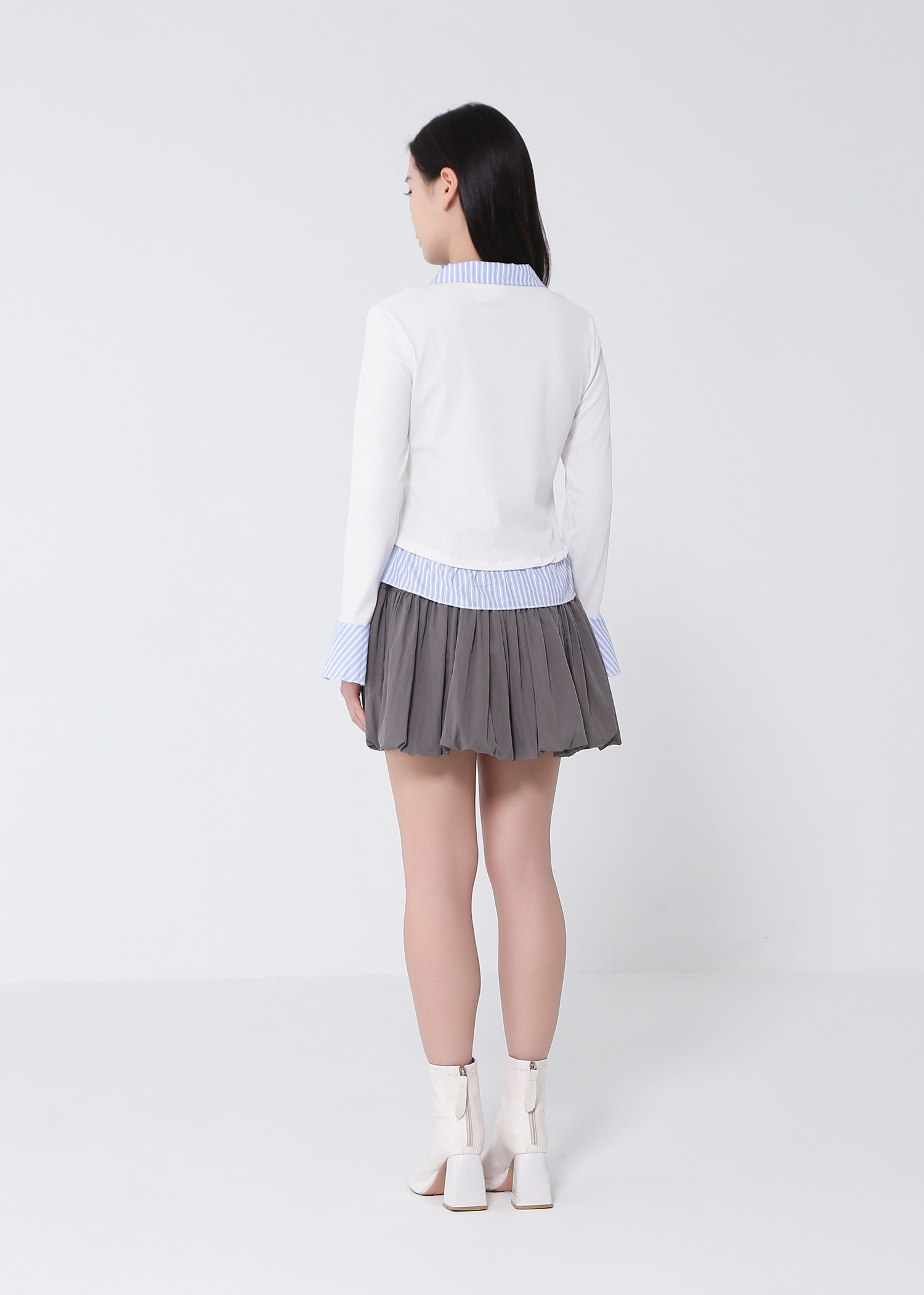Sweet Bow Tie Elastic Tulip Skirt Pant 49160