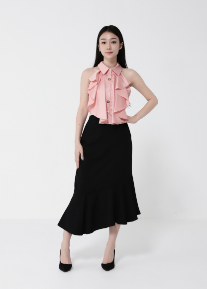 Halter Ruffles Top 41321