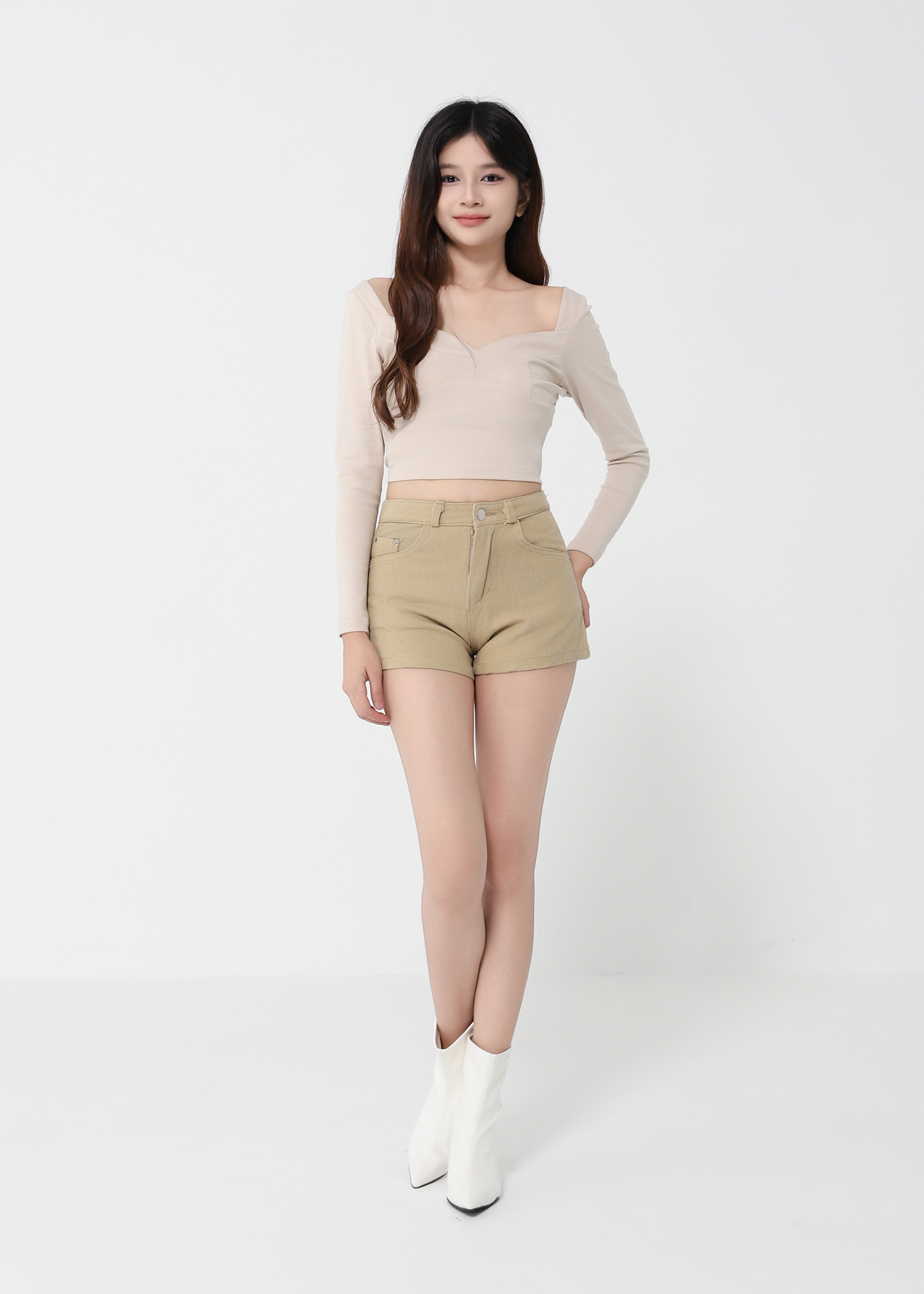 Denim Side Pocket Short Pant 41812