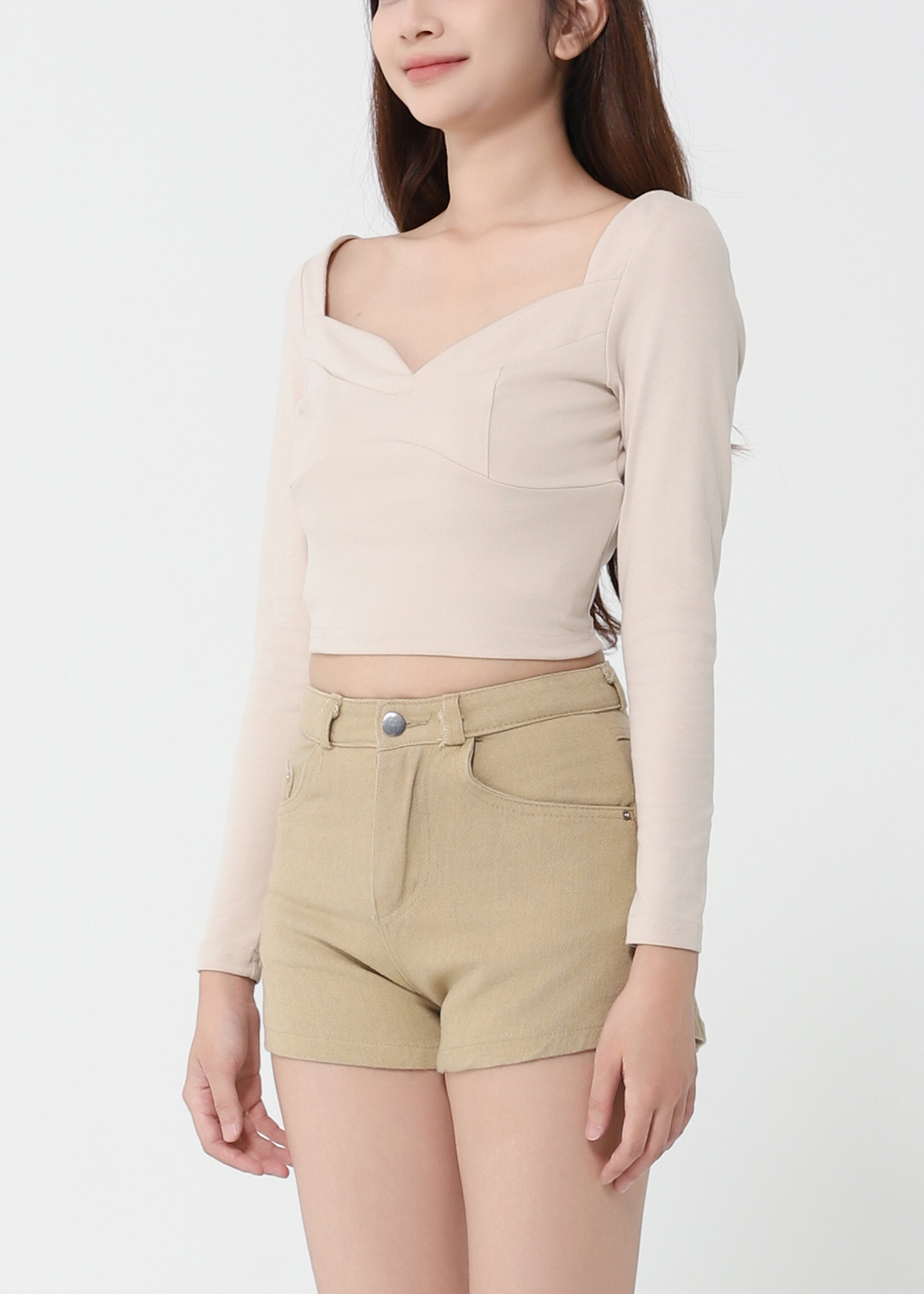 Denim Side Pocket Short Pant 41812