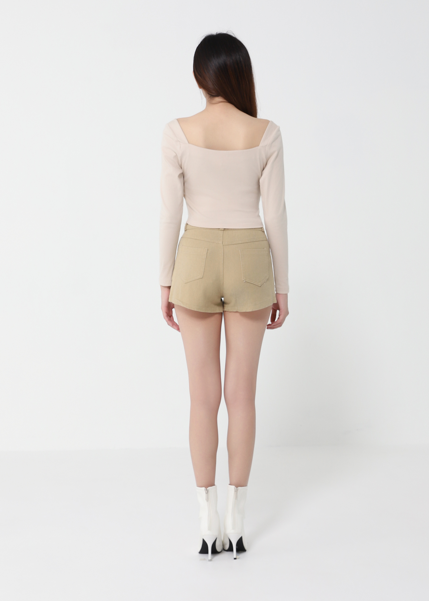 Denim Side Pocket Short Pant 41812