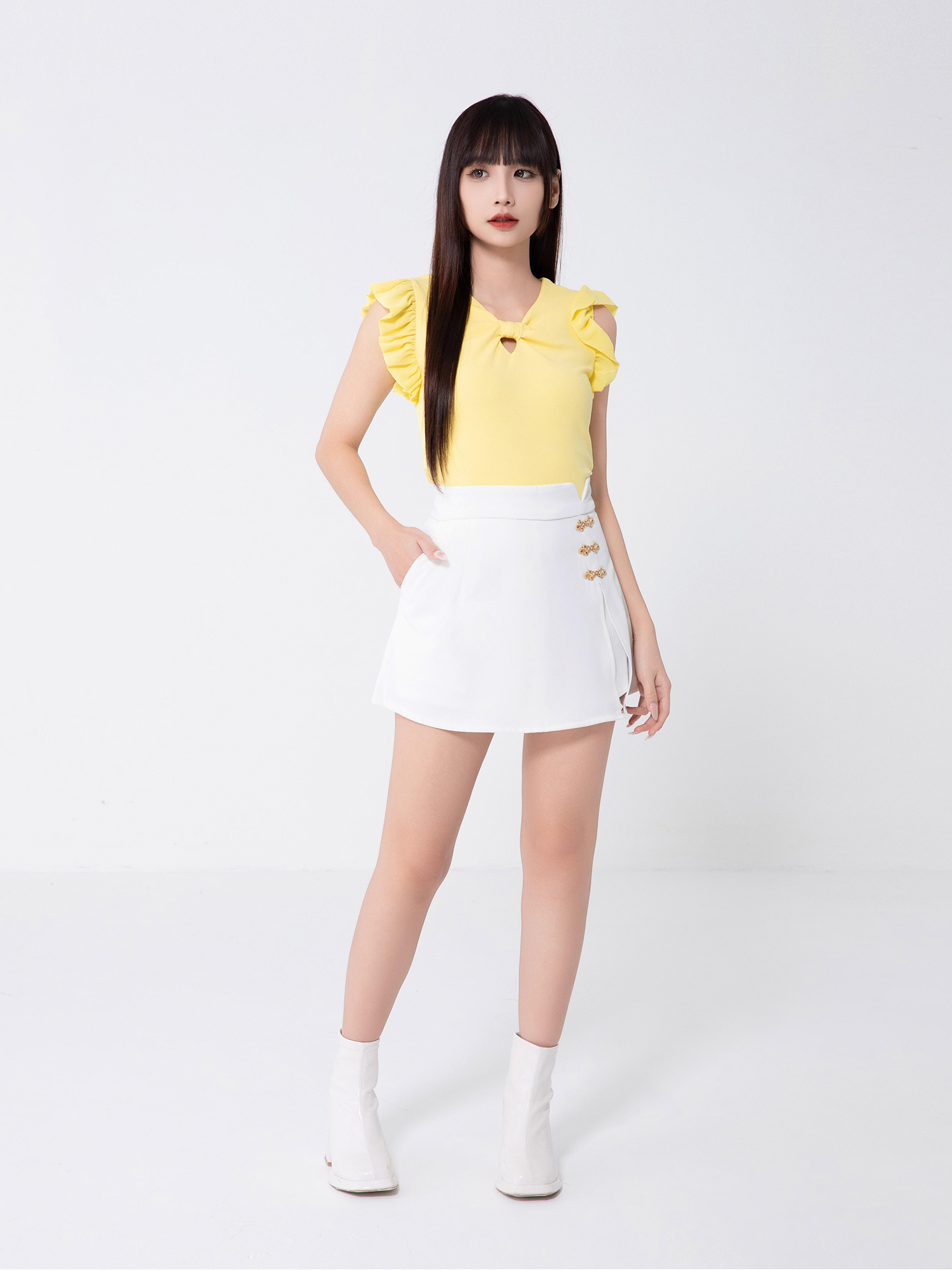 Butterfly Sleeve Top 46201