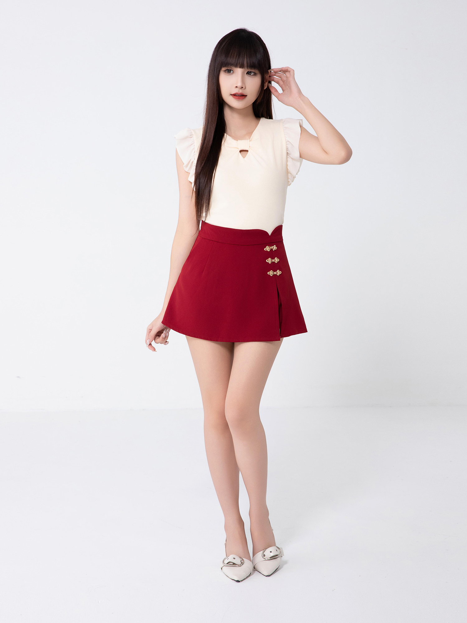 Butterfly Sleeve Top 46201