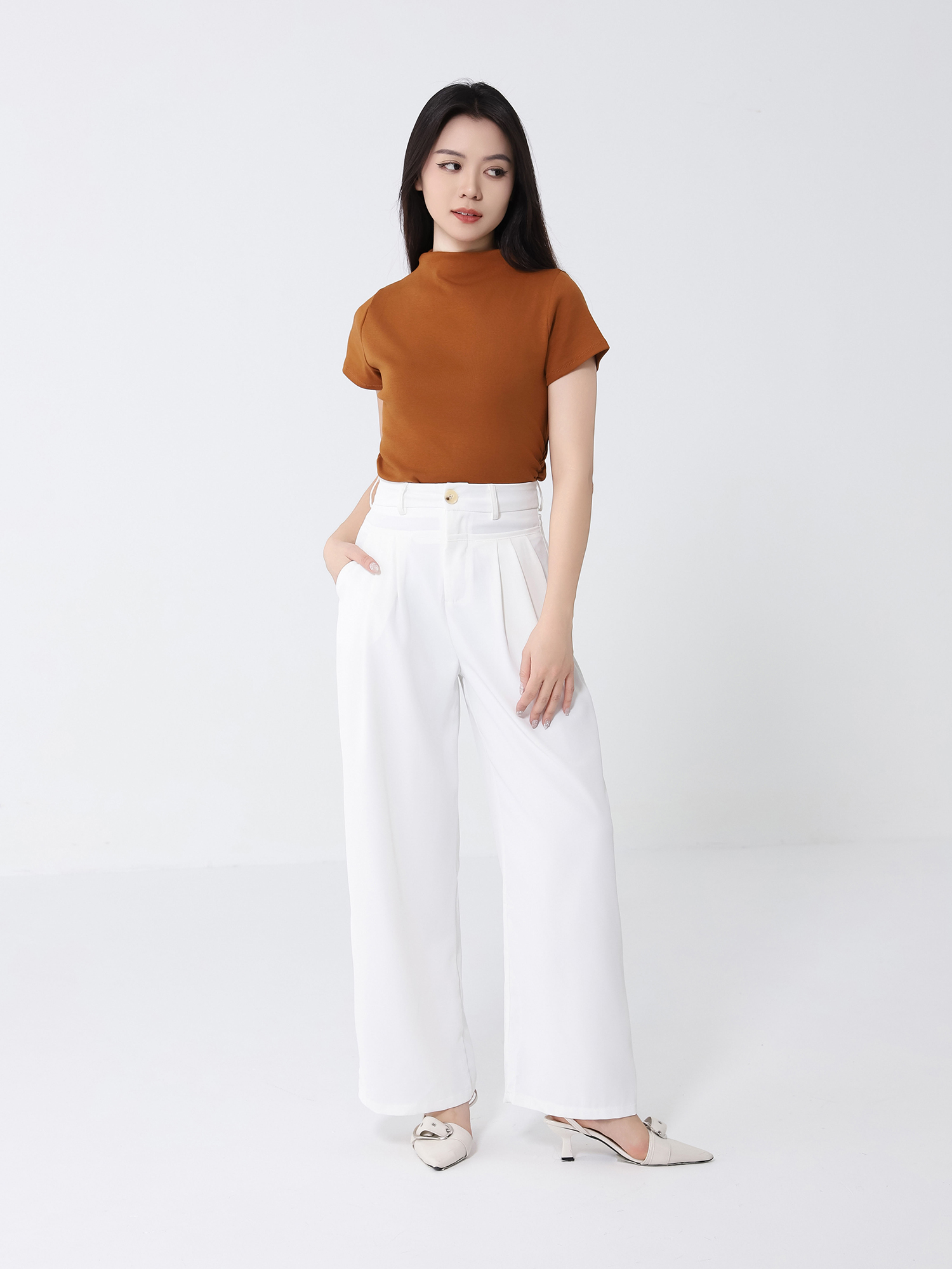 Turtle Neck Top 46254