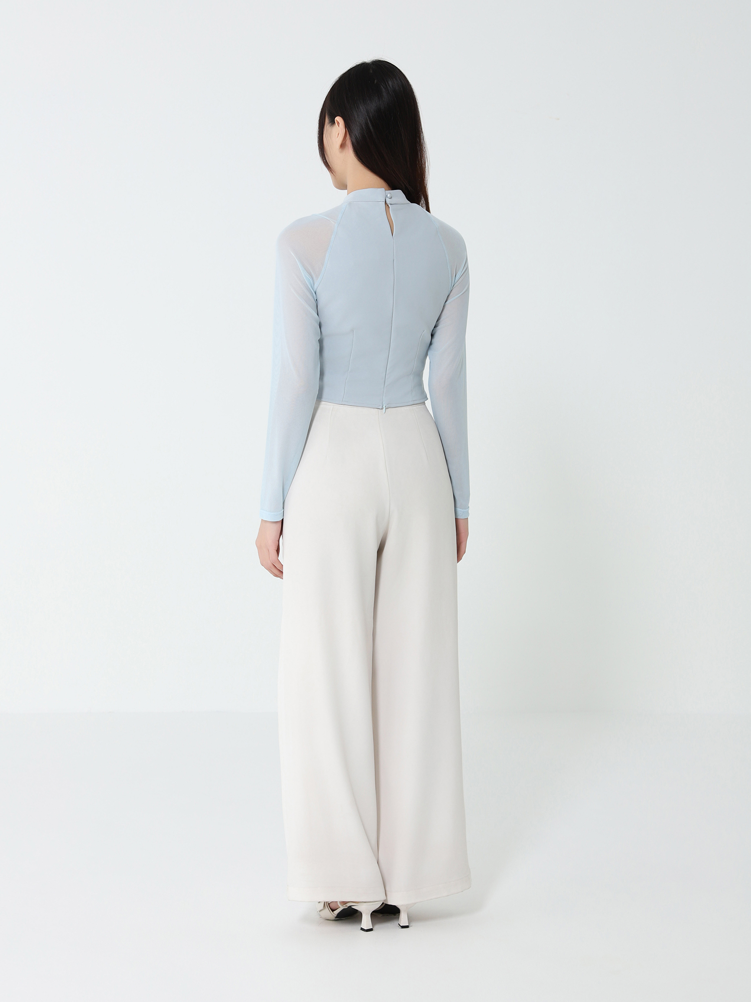 Net Sleeve Top 46569