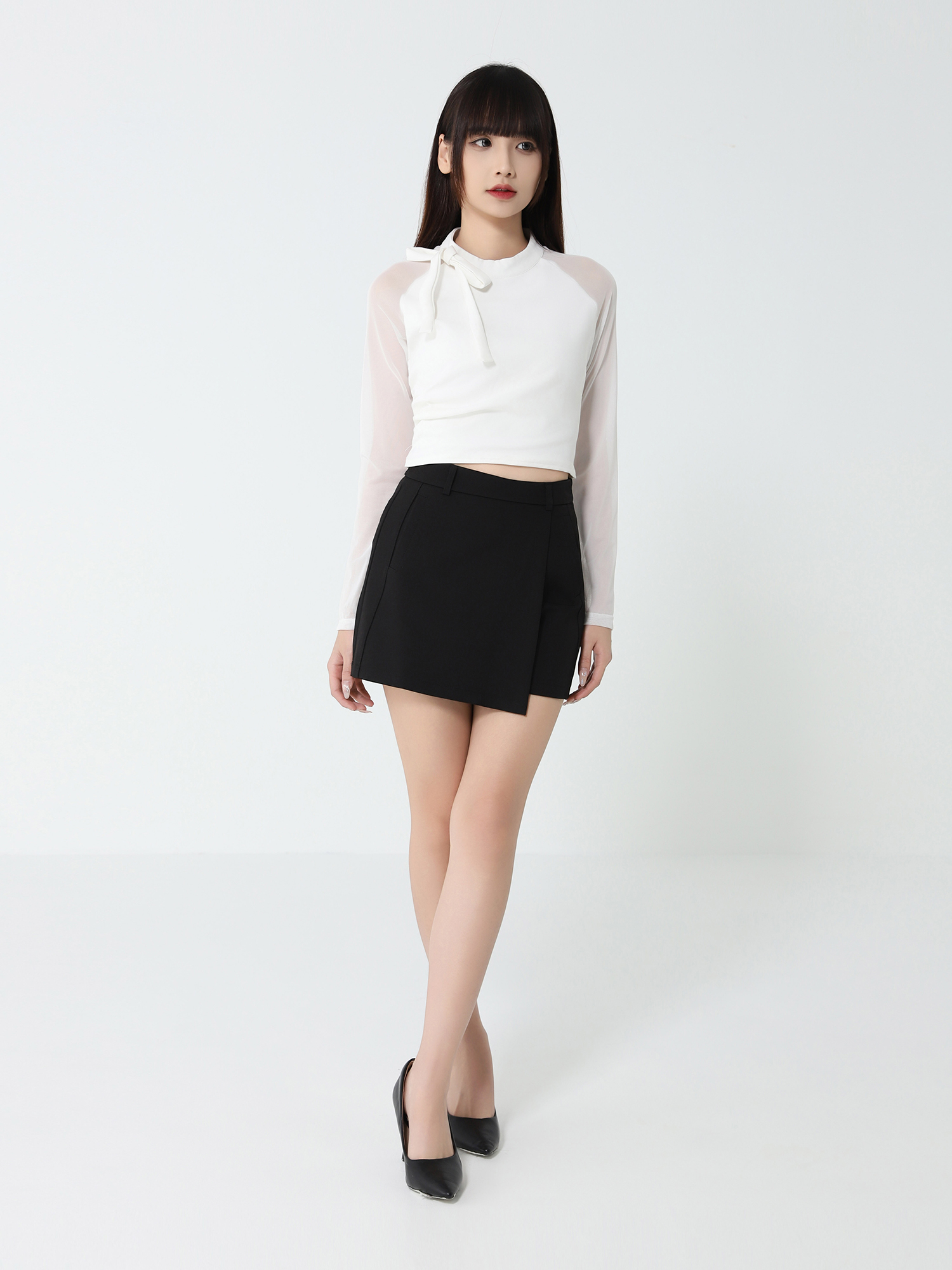 Net Sleeve Top 46569