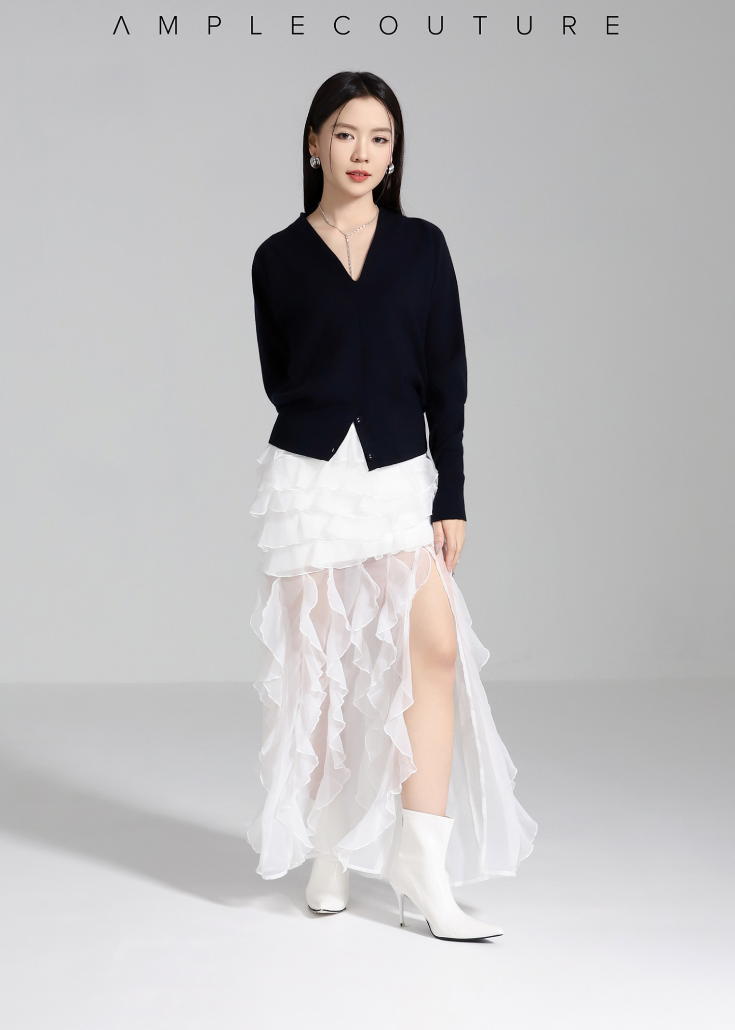 High Waist Ruffles Skirt AC162