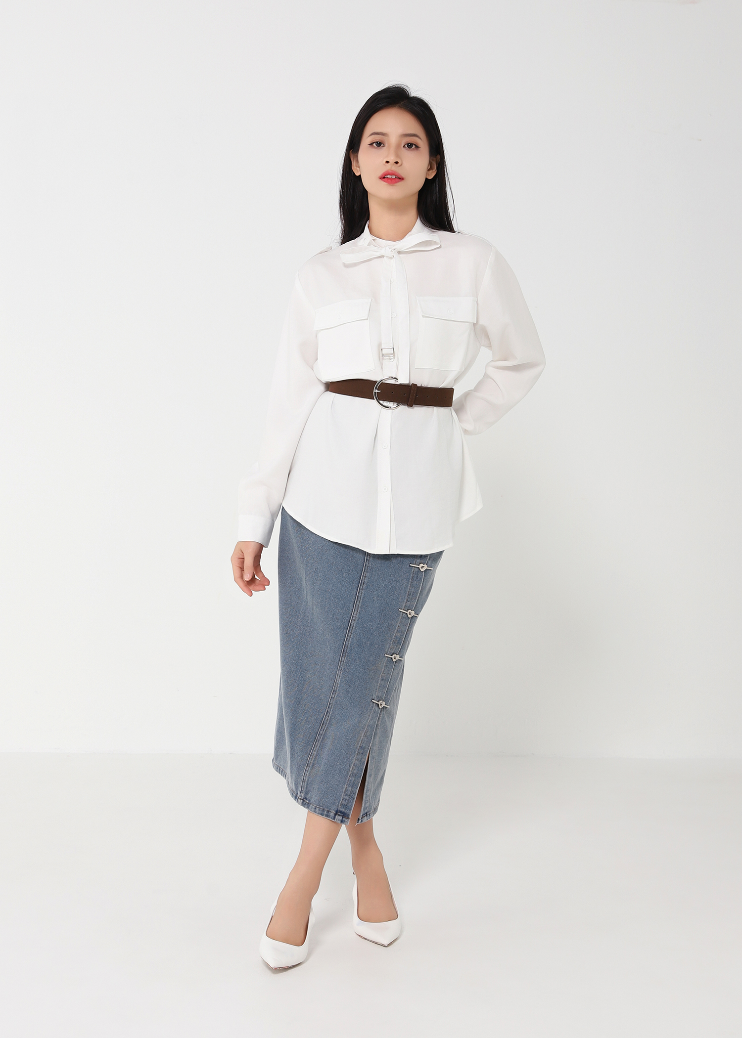 Linen Fabric Top 48382