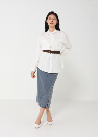 Linen Fabric Top 48382