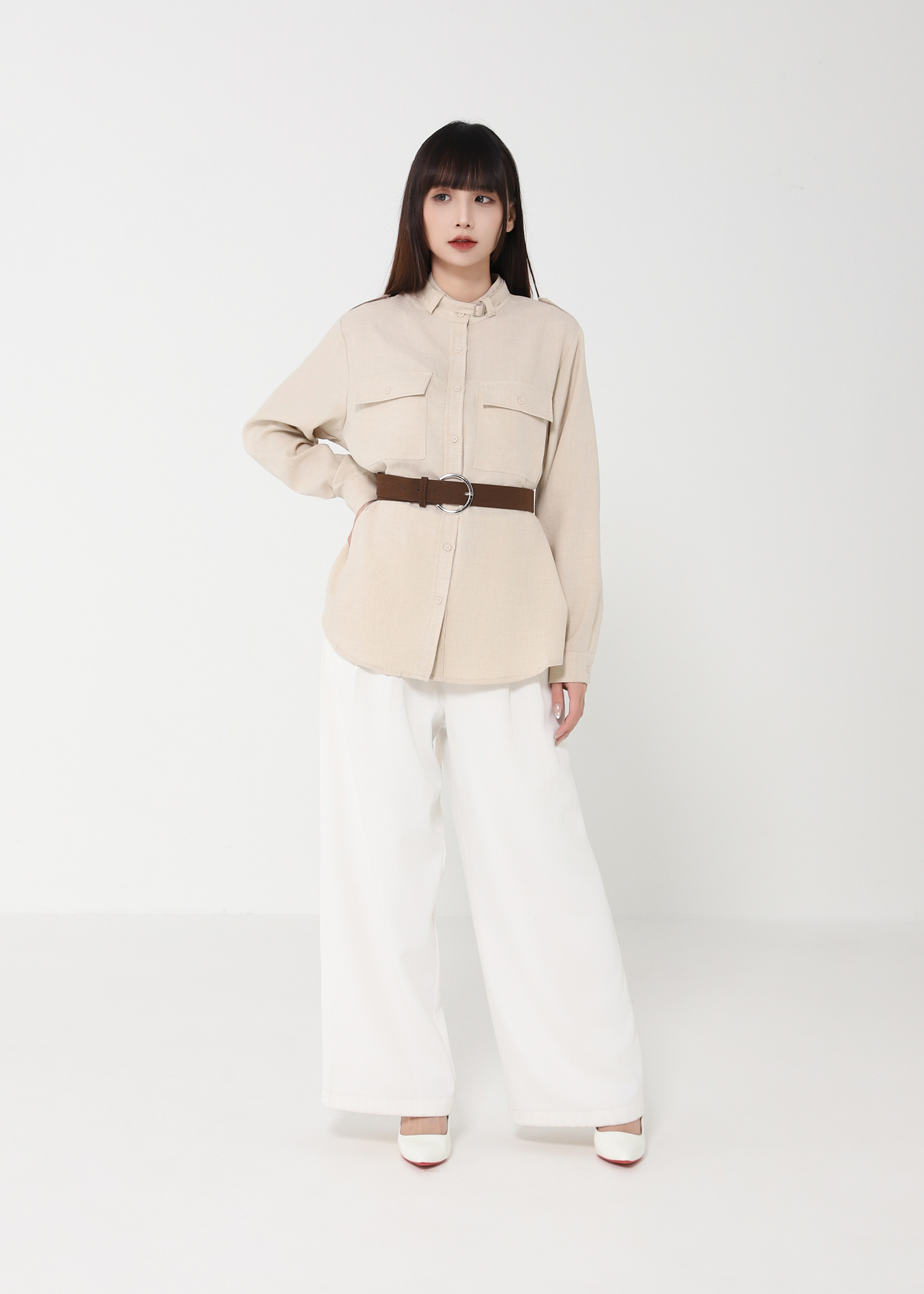 Linen Fabric Top 48382