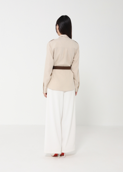 Linen Fabric Top 48382