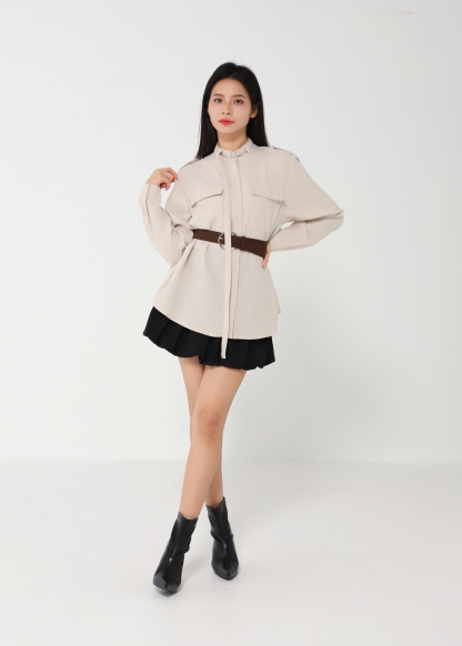 Linen Fabric Top 48382