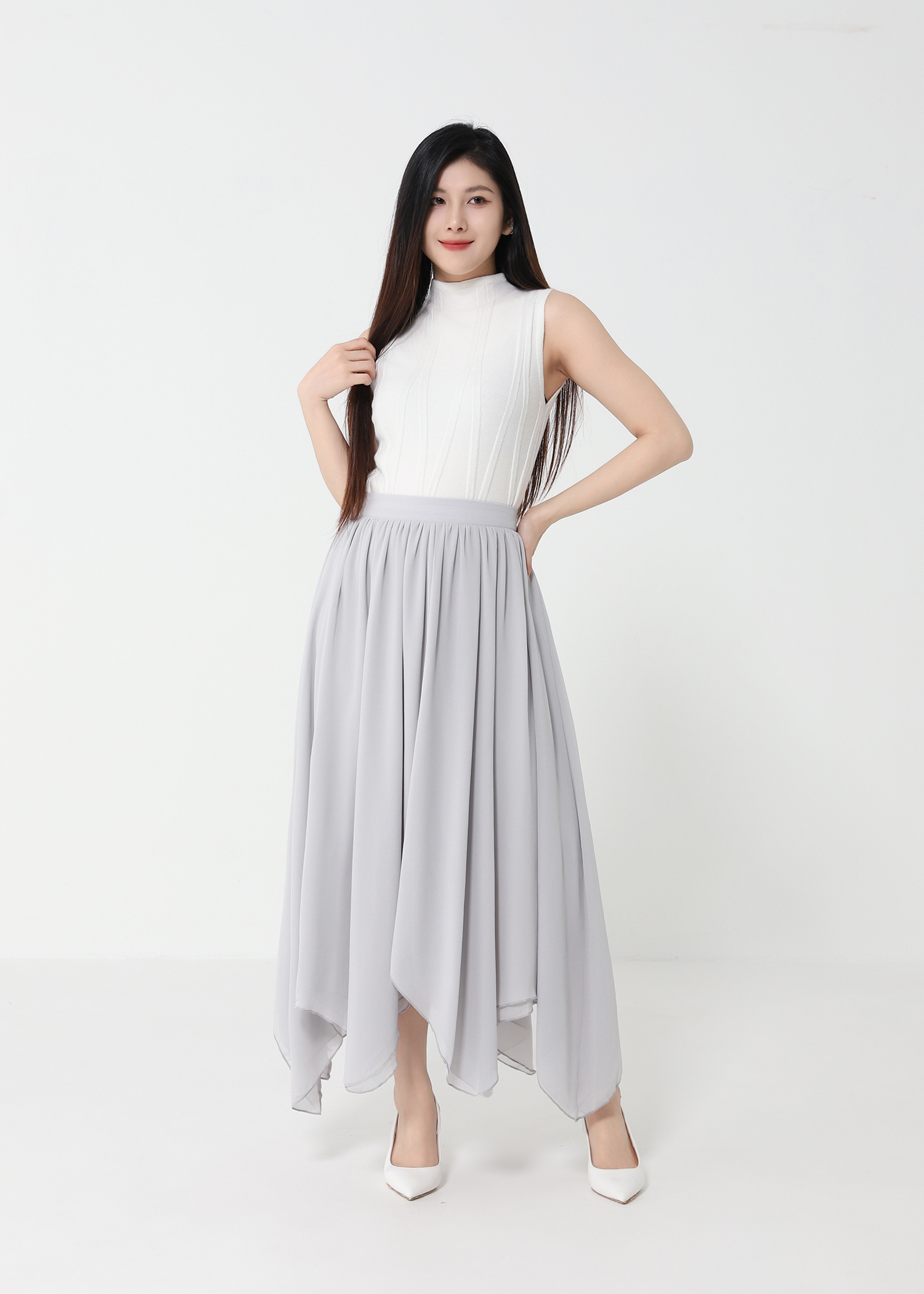 Chiffon Skirt 48525