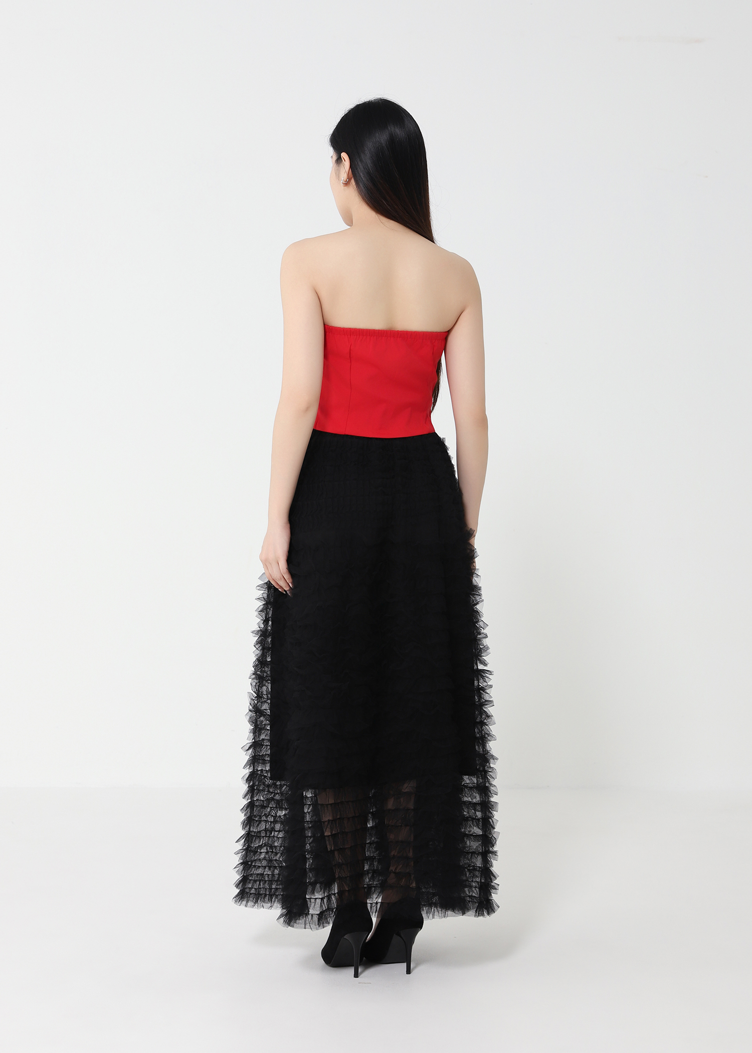 Decorative Flower Tube Top 48507