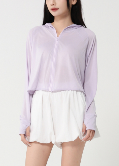 Front Zip With Cap Outerwear 48686