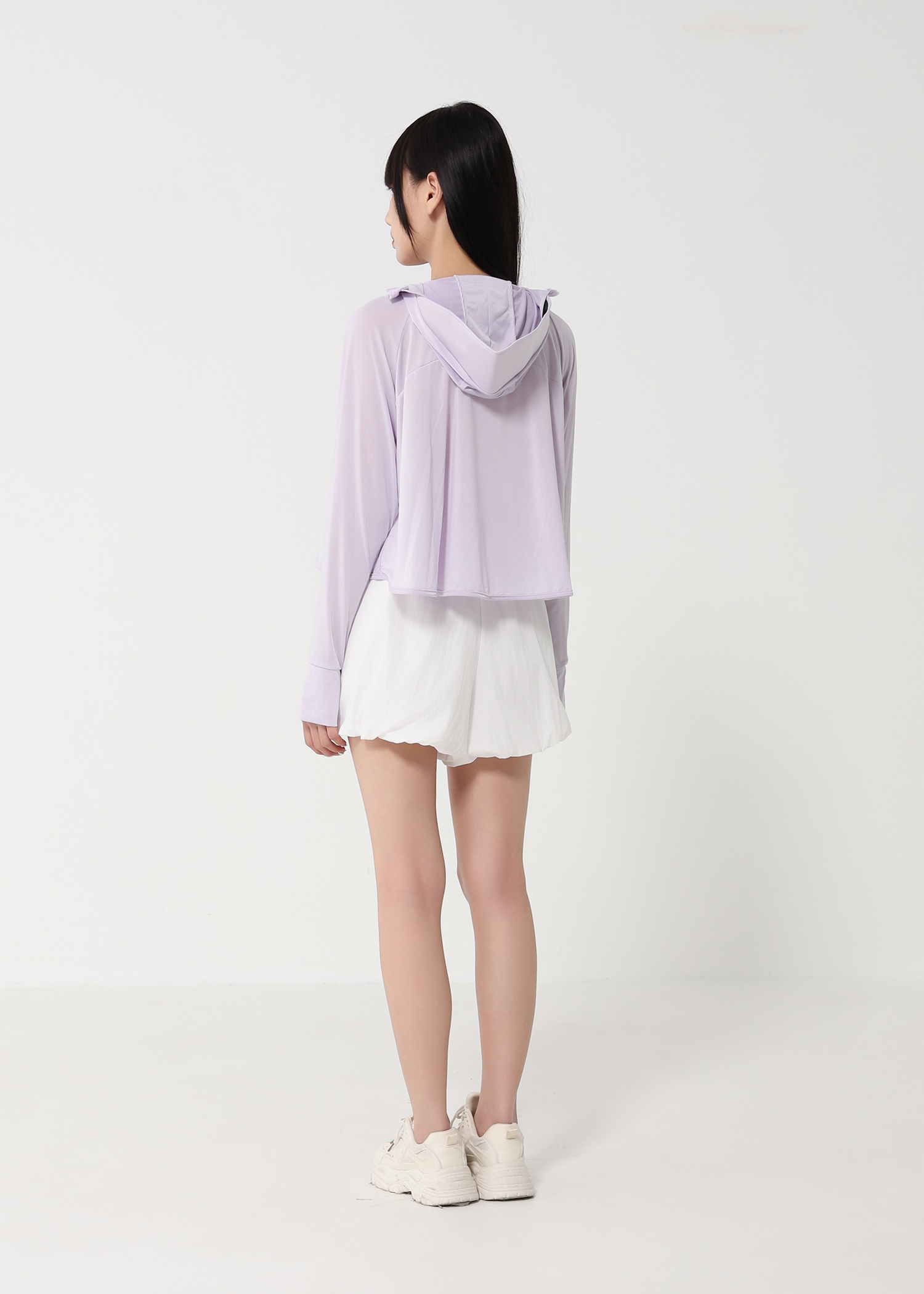 Front Zip With Cap Outerwear 48686