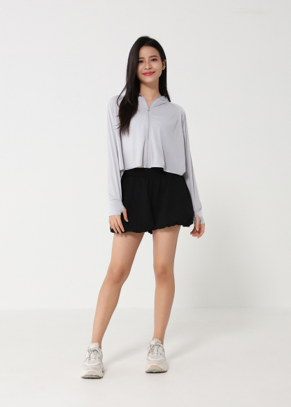 Front Zip With Cap Outerwear 48686