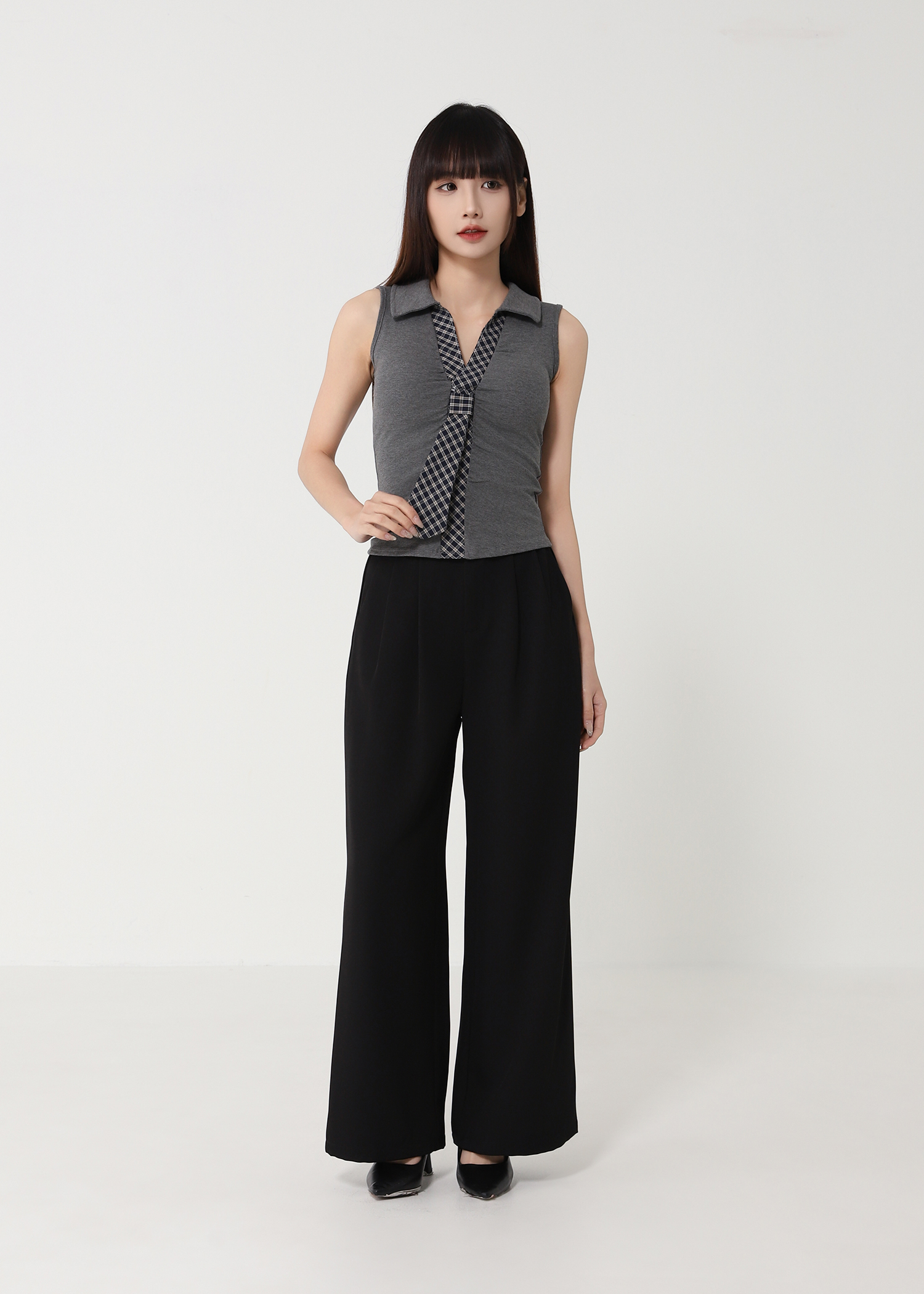 Decorative Neck Tie Top 48817