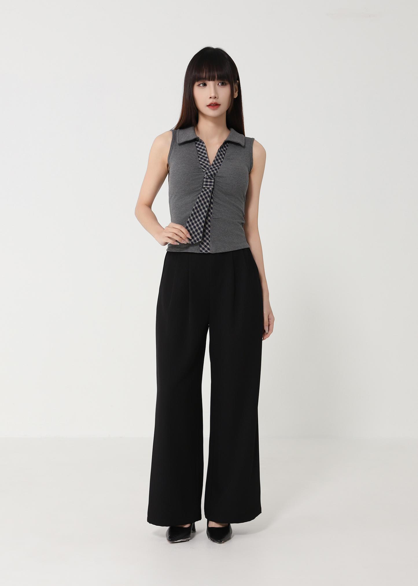 Decorative Neck Tie Top 48817