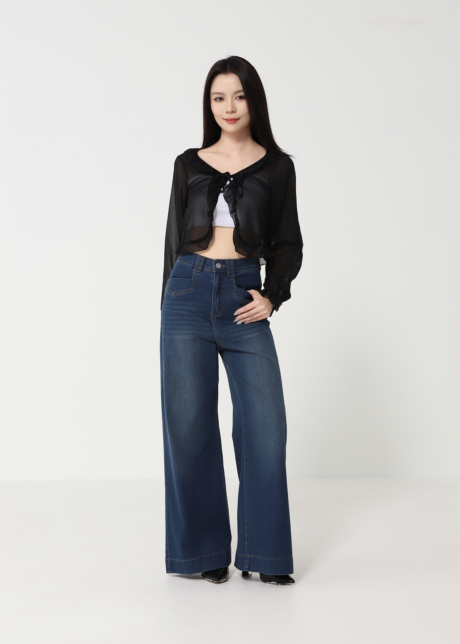 Ruffles Blouse 49024