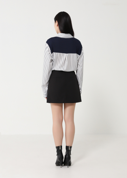 Formal Long Sleeve Front Button Top 49050