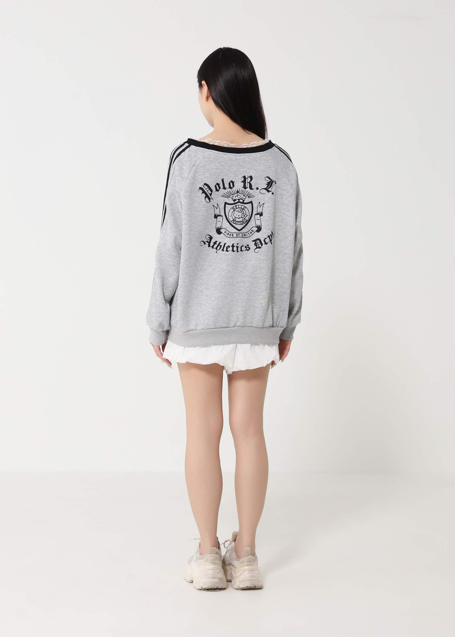 V Neck Long Sleeve Top 49146