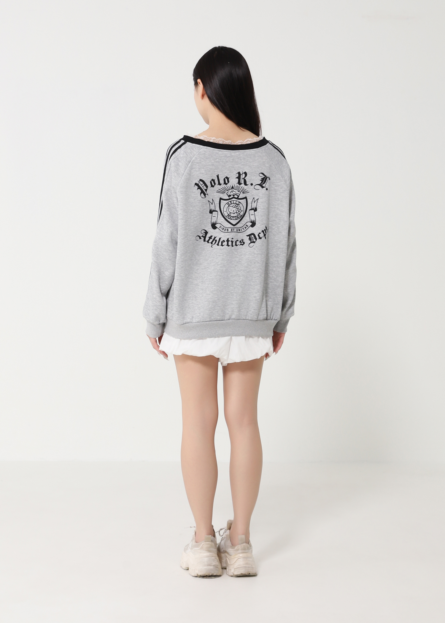 V Neck Long Sleeve Top 49146