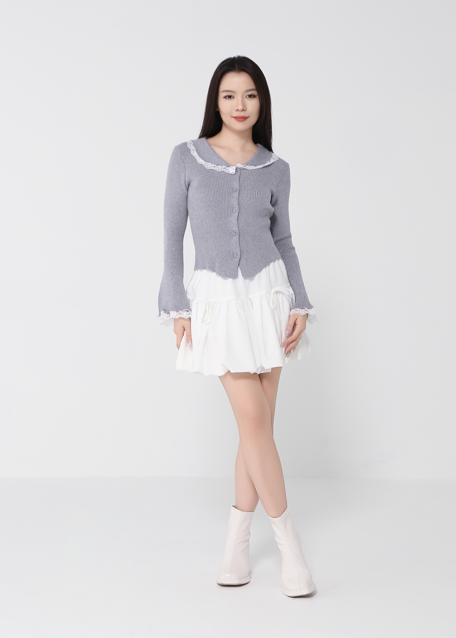 Knitted Long Sleeve Top 49182