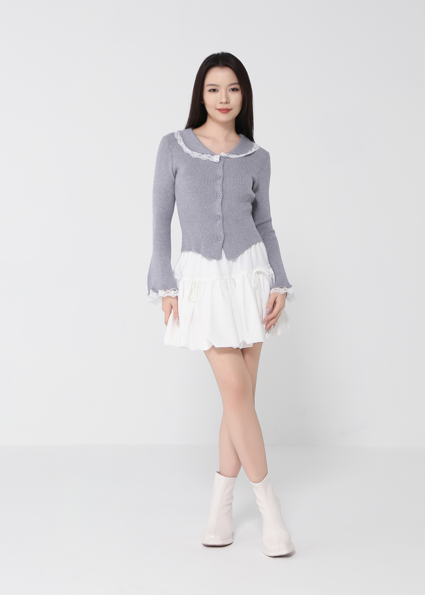 Knitted Long Sleeve Top 49182