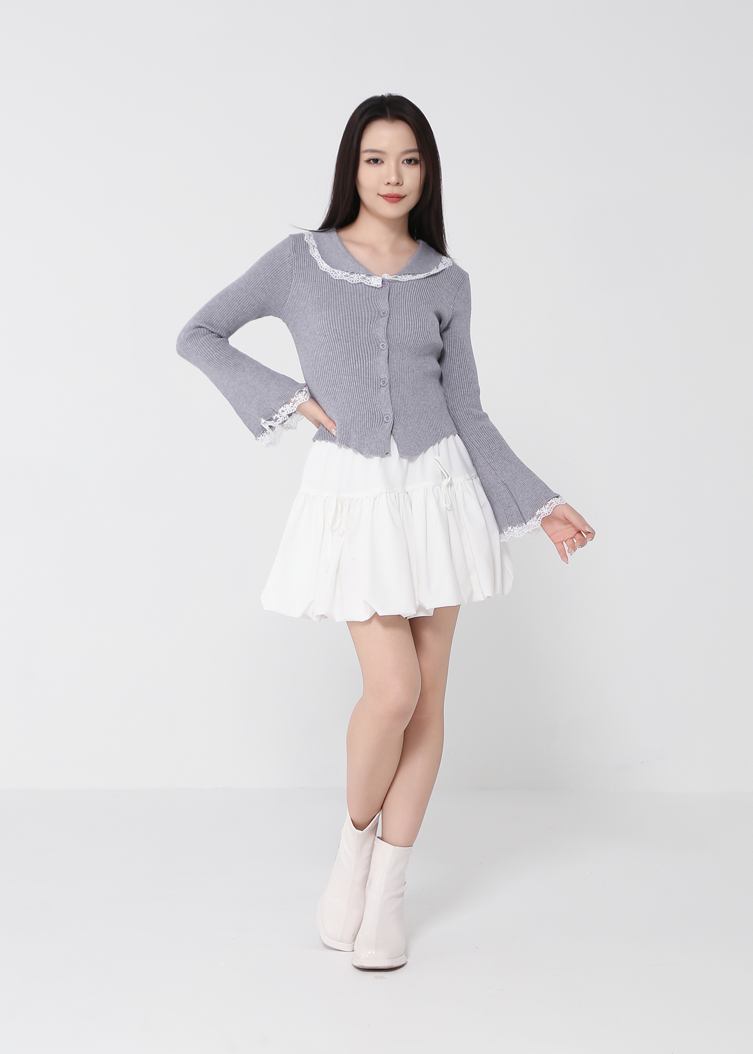 Knitted Long Sleeve Top 49182