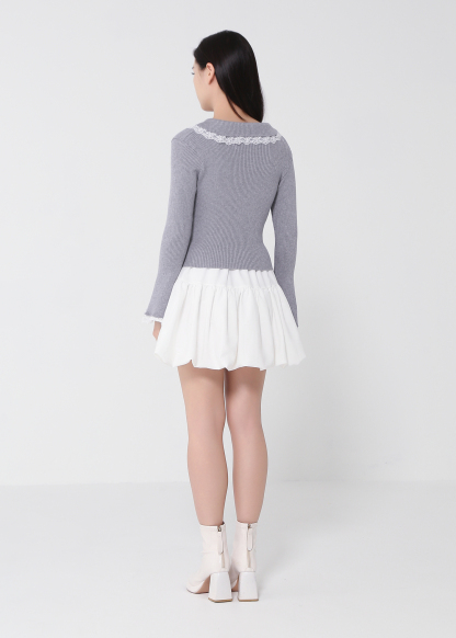 Knitted Long Sleeve Top 49182