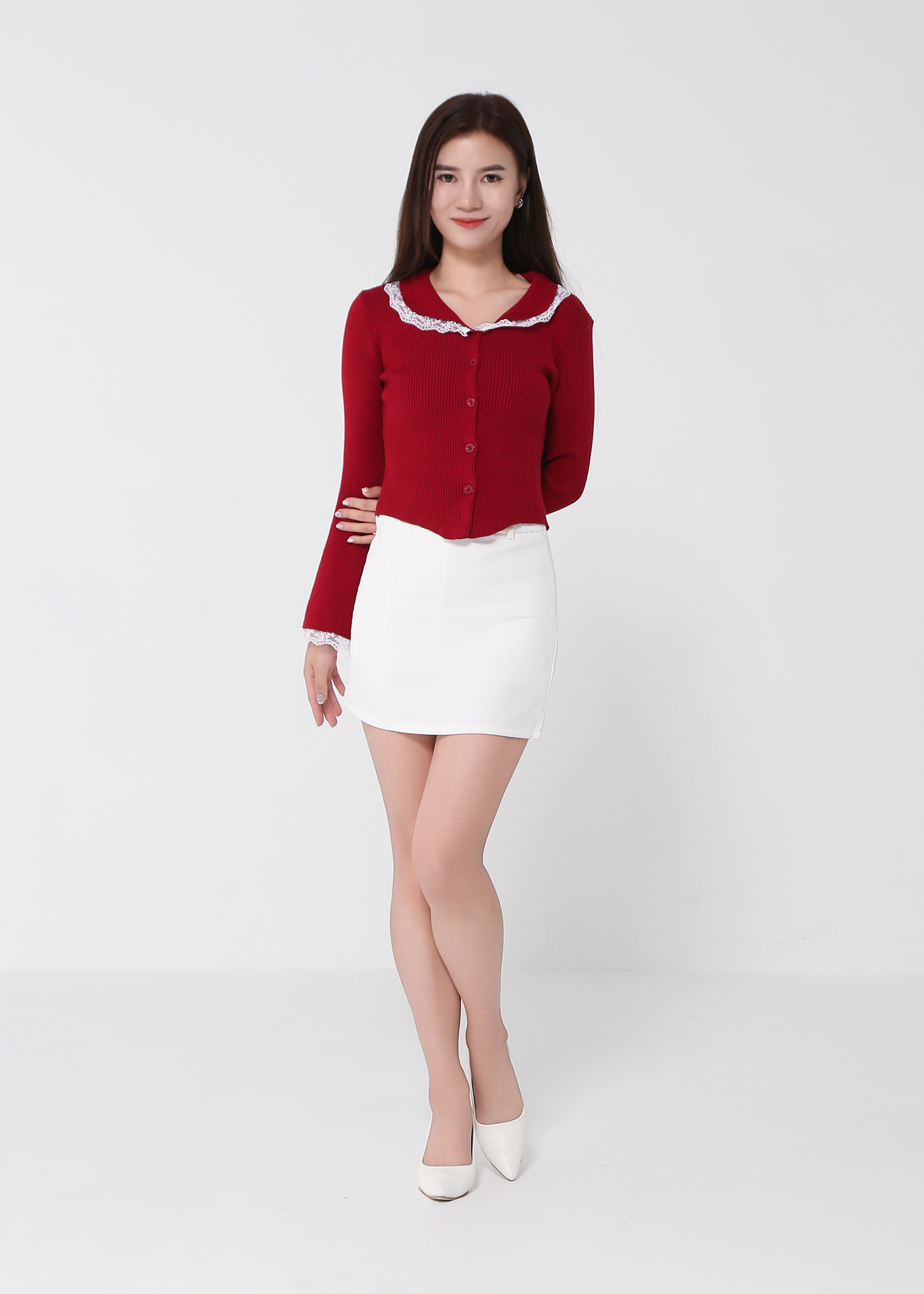 Knitted Long Sleeve Top 49182