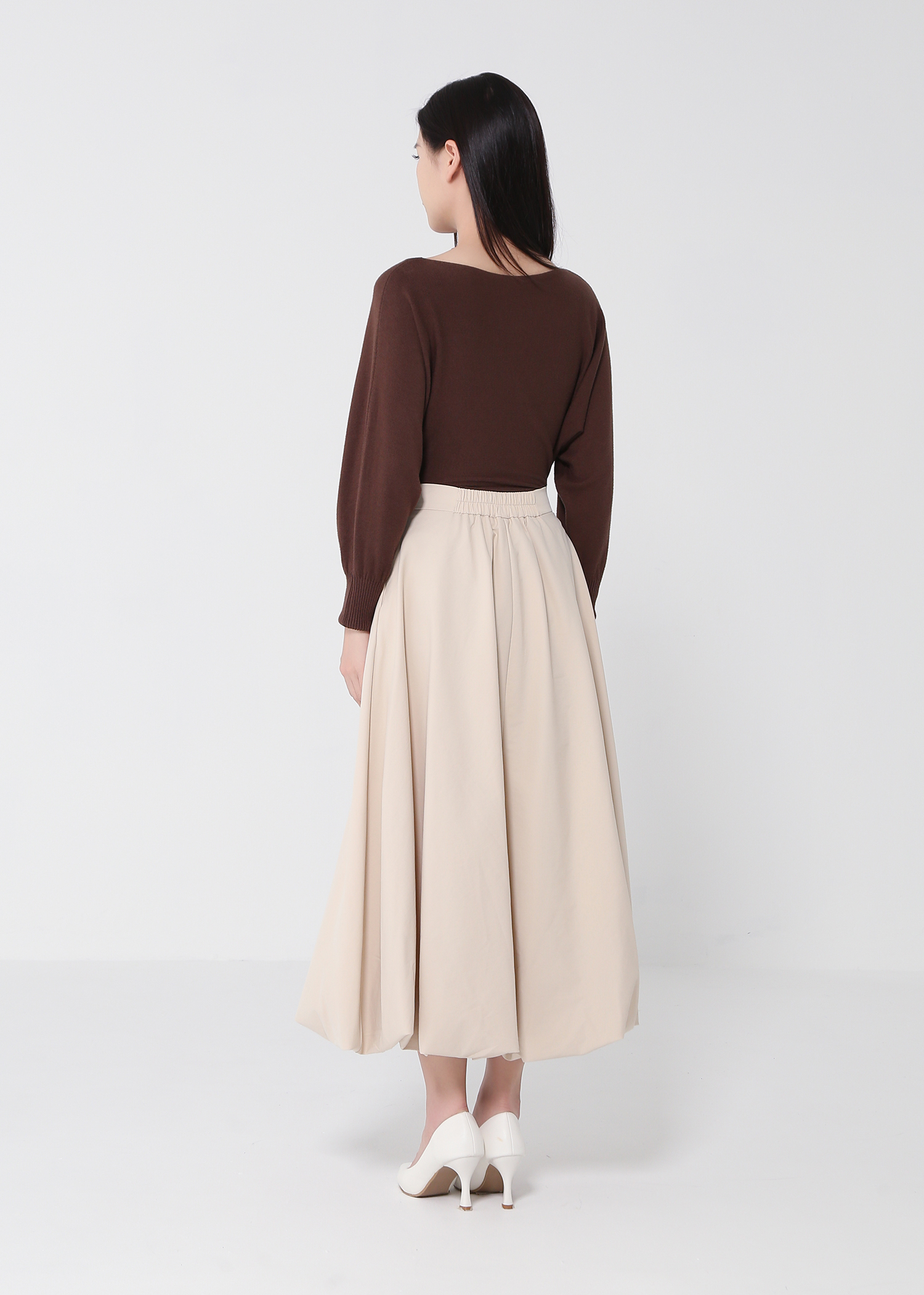 Sloping Long Sleeve Top 49184