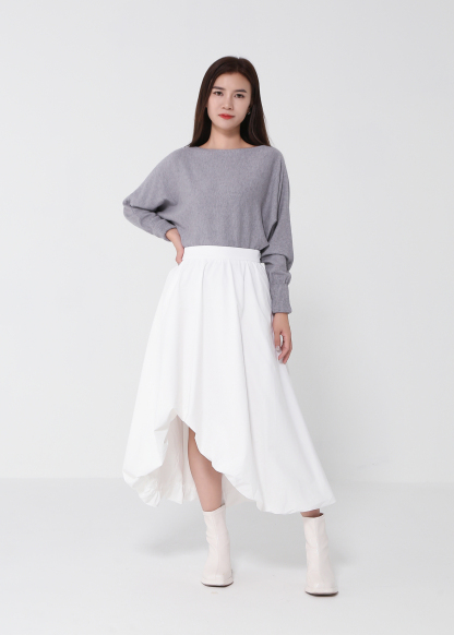 Sloping Long Sleeve Top 49184