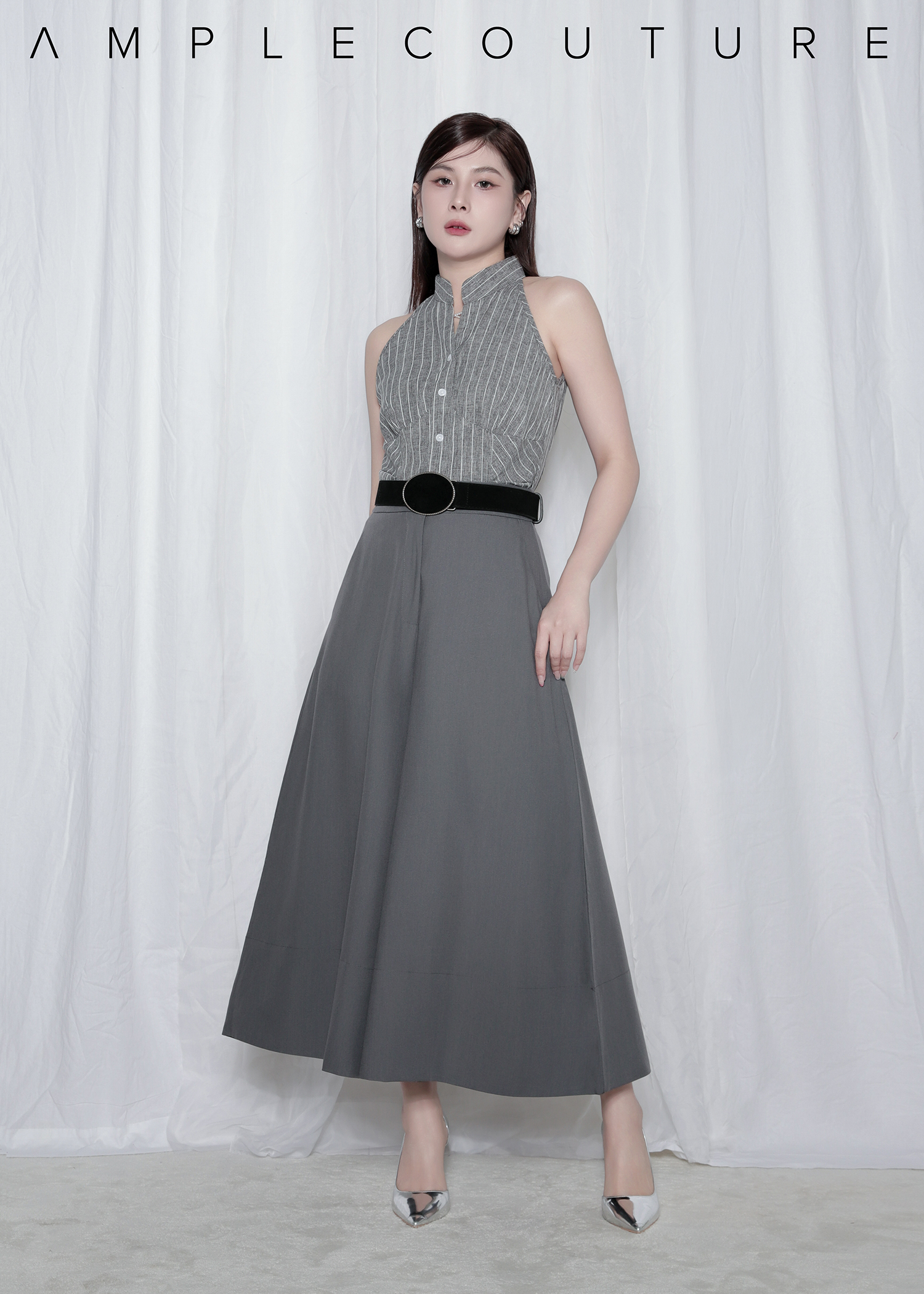High Waist Wide Leg Long Pants DJ122