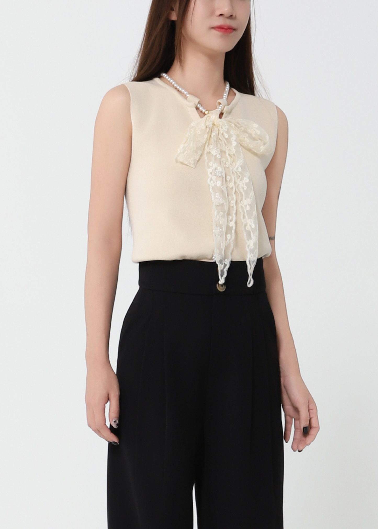 Ribbon Knit Top 49735