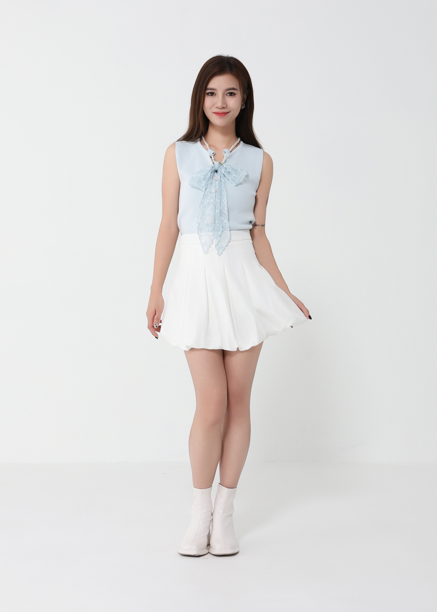 Ribbon Knit Top 49735