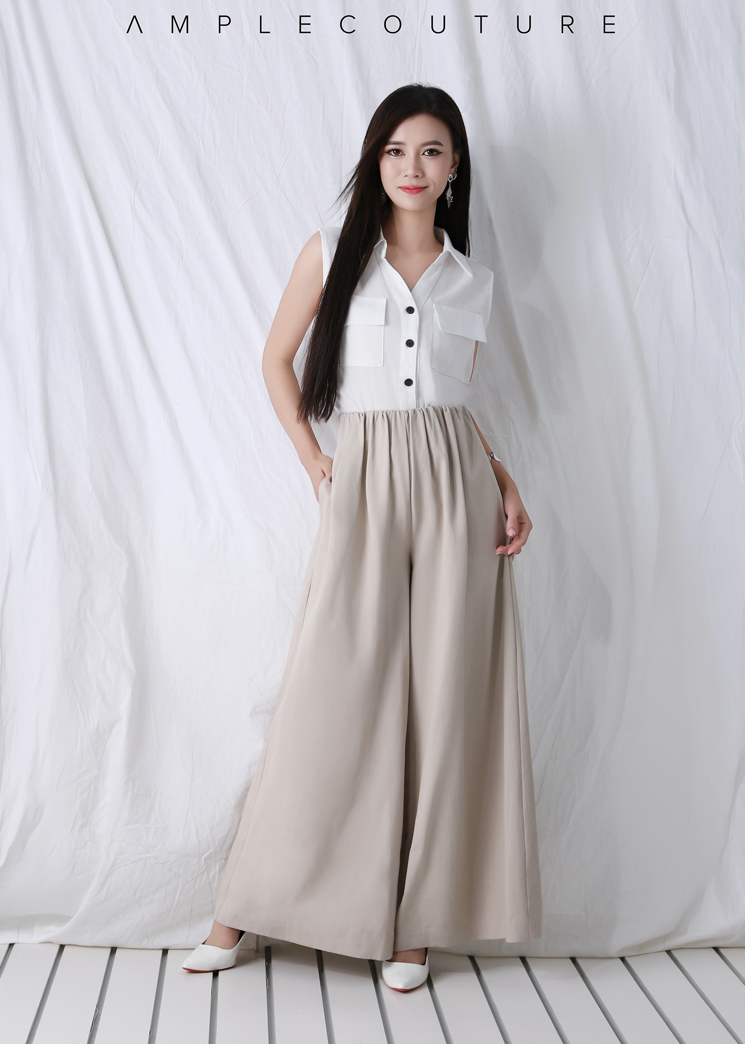 Minimal Flow Wide-Leg Pants AC249