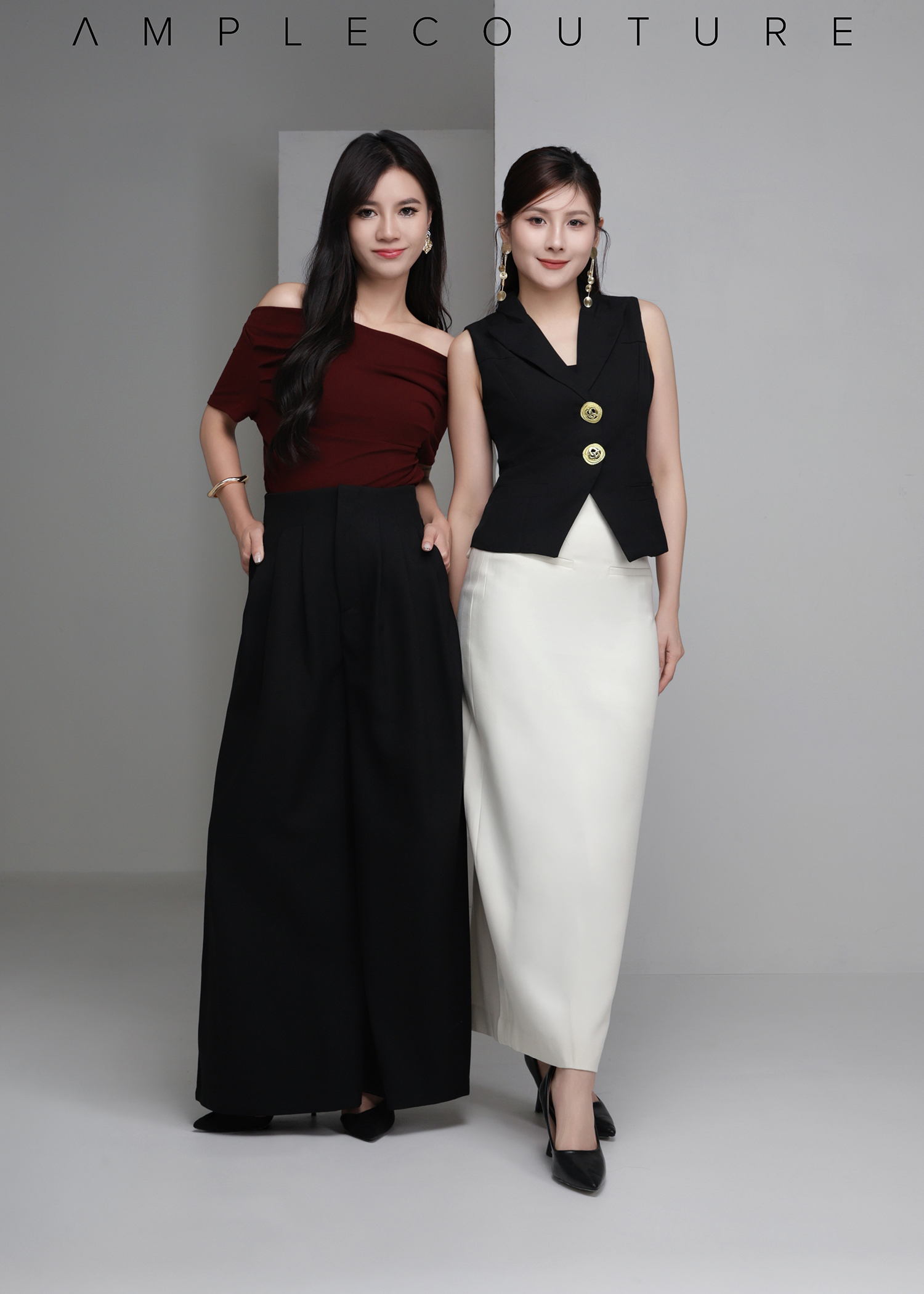 Hight Waist Wide Leg Long Pant DJ154