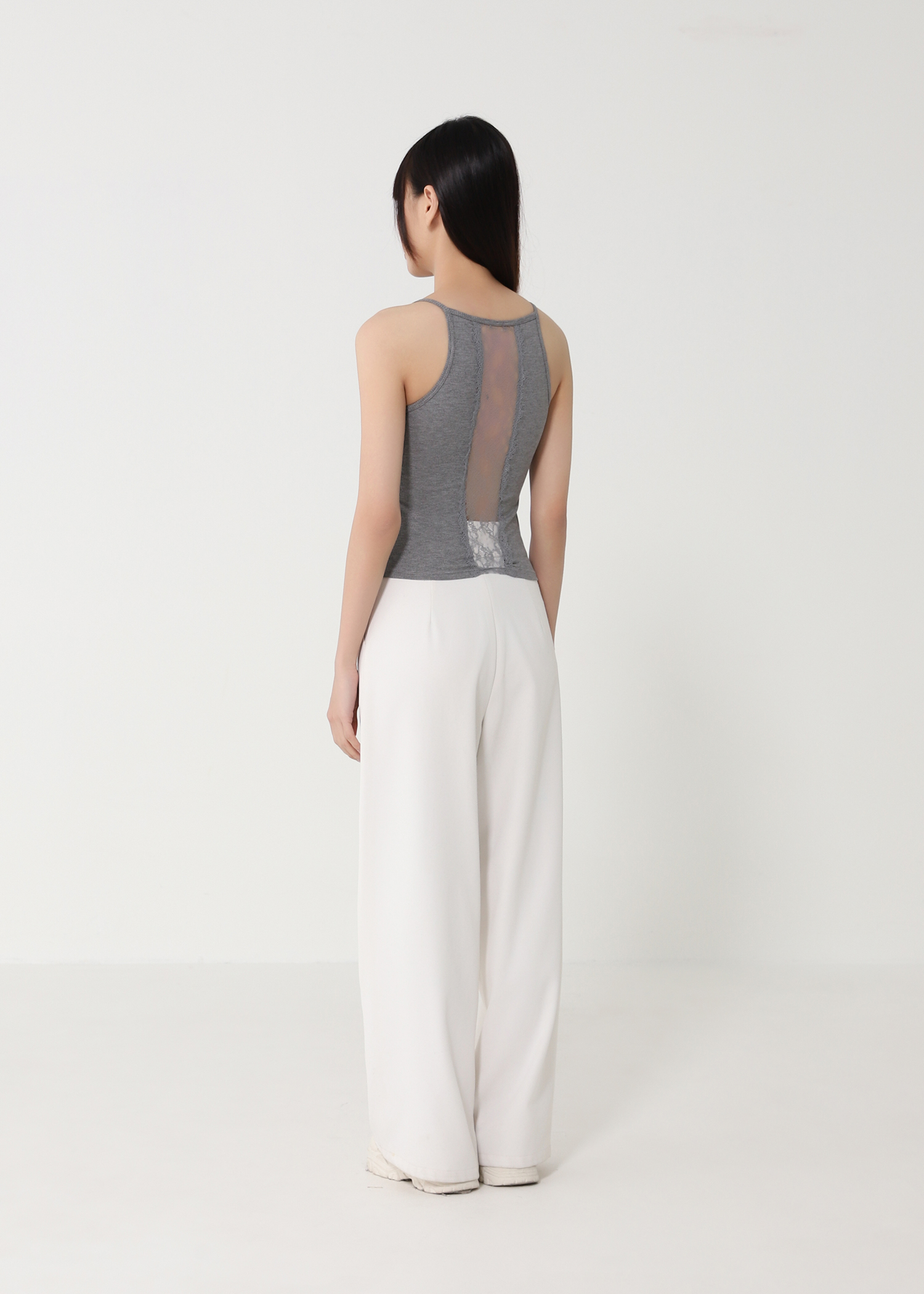 Halter With Lace Top 48816